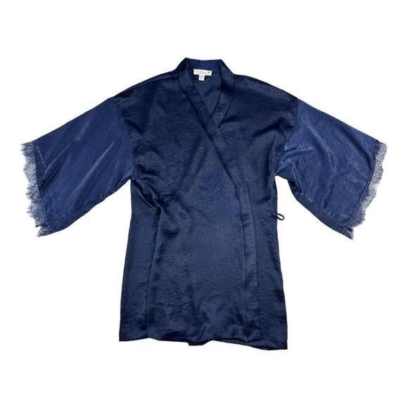 In Bloom Sleep Robe Navy Blue Size M-L - Picture 1 of 6